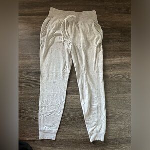 Lululemon Warm Down High Rise Jogger in heathered core grey